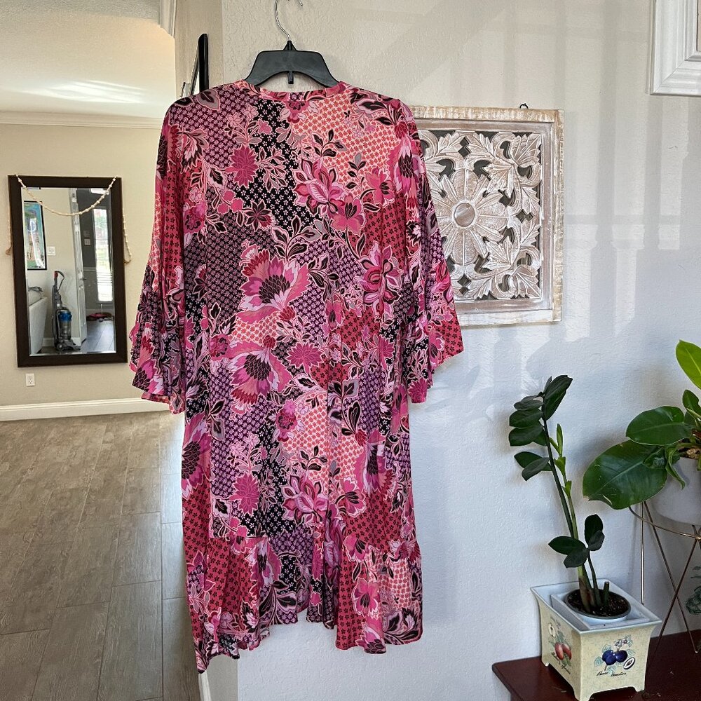 Johnny Was Valennis Ruffle Kimono Size L/XL - Picture 4 of 7